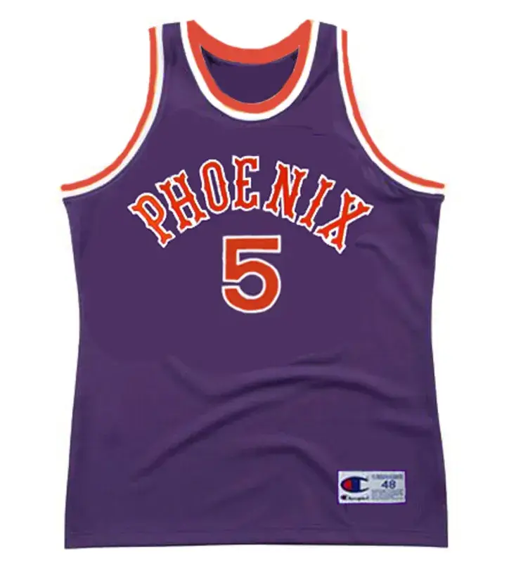 DICK VAN ARSDALE Phoenix Suns 1976 Away Throwback NBA Basketball Jersey