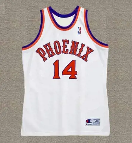 JEFF HORNACEK Phoenix Suns 1991 Home Throwback NBA Basketball Jersey