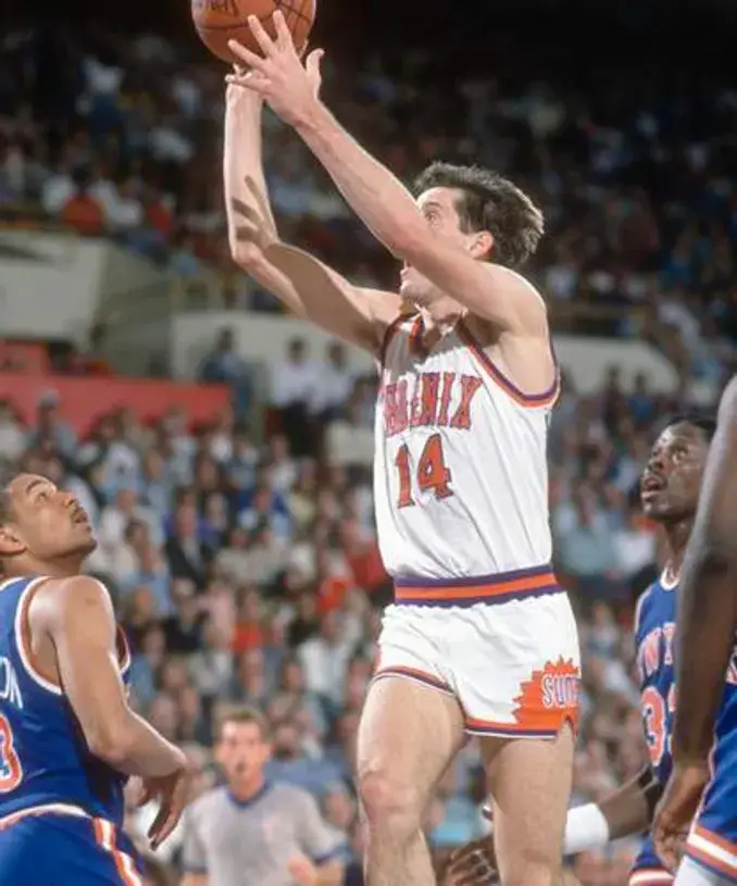 JEFF HORNACEK Phoenix Suns 1991 Home Throwback NBA Basketball Jersey 