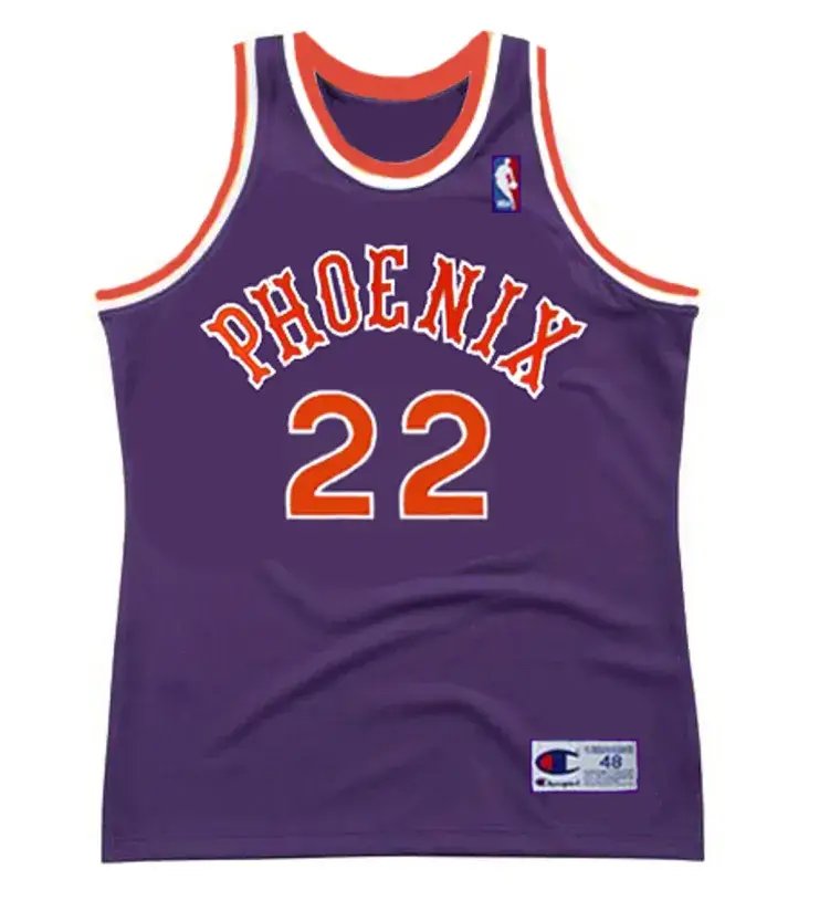 LARRY NANCE Phoenix Suns 1986 Away Throwback NBA Basketball Jersey