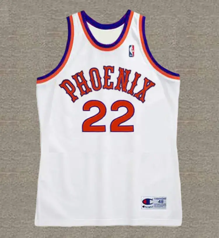 LARRY NANCE Phoenix Suns 1986 Home Throwback NBA Basketball Jersey