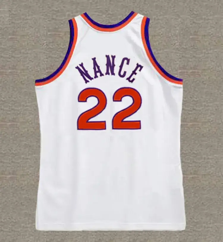 LARRY NANCE Phoenix Suns 1986 Home Throwback NBA Basketball Jersey 