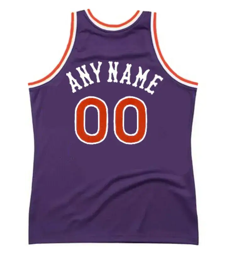PHOENIX SUNS 1980’s Throwback NBA Away Jersey Customized “Any Name & Number(s)” 
