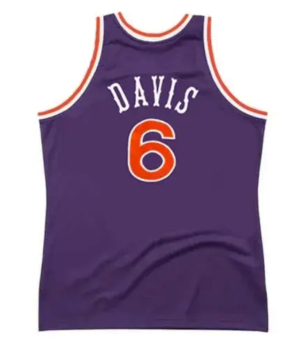 WALTER DAVIS Phoenix Suns 1986 Away Throwback NBA Basketball Jersey 