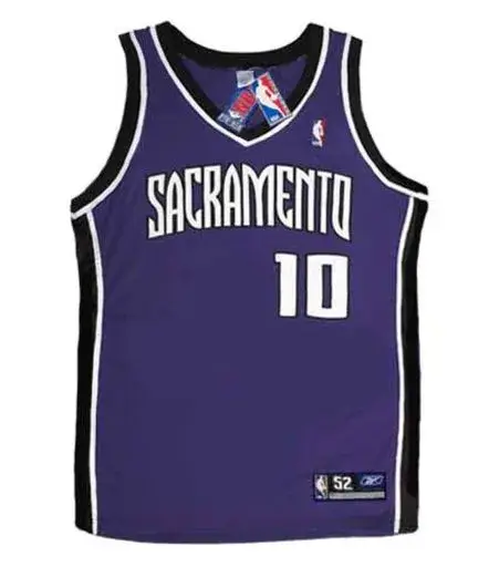 MIKE BIBBY Sacramento Kings 2003 Away Reebok Authentic Throwback NBA Jersey