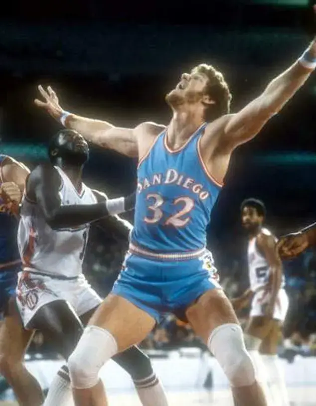 BILL WALTON San Diego Clippers 1983 NBA Throwback Basketball Jersey 