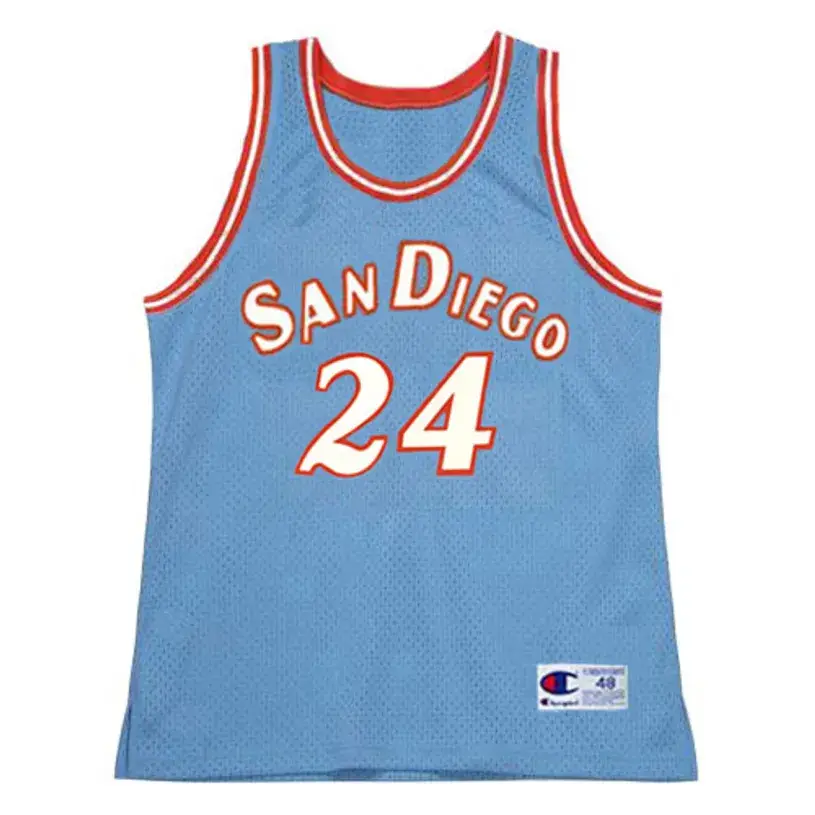 WORLD B. FREE San Diego Clippers 1980 NBA Throwback Basketball Jersey