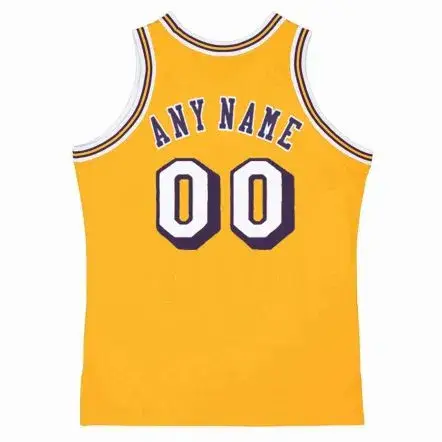 LOS ANGELES LAKERS 1970’s Home Throwback NBA Jersey Customized “Any Name & Number(s)” 