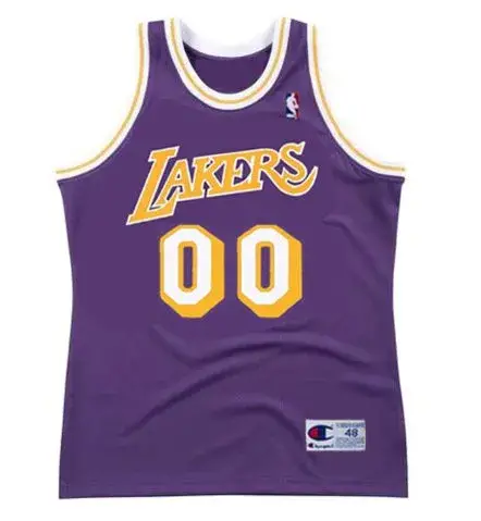 LOS ANGELES LAKERS 1980’s Away Throwback NBA Jersey Customized “Any Name & Number(s)”