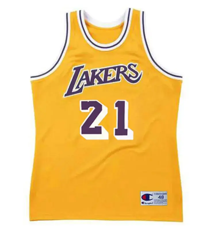 MICHAEL COOPER Los Angeles Lakers 1984 Home Throwback NBA Basketball Jersey