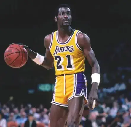 MICHAEL COOPER Los Angeles Lakers 1984 Home Throwback NBA Basketball Jersey 