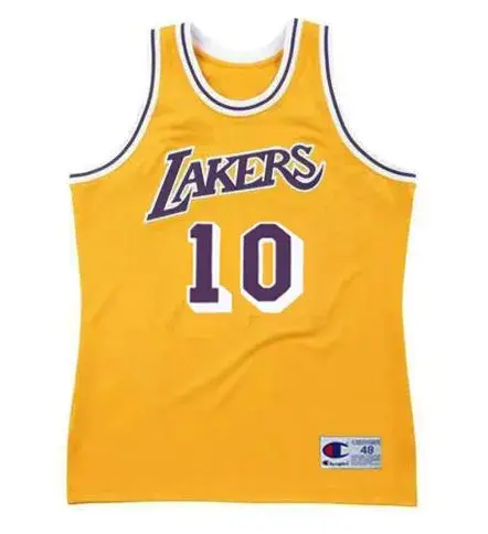 NORM NIXON Los Angeles Lakers 1983 Home Throwback NBA Basketball Jersey