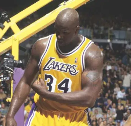 SHAQUILLE O’NEAL Los Angeles Lakers 1997 Home Throwback NBA Basketball Jersey 