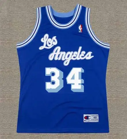 SHAQUILLE O’NEAL Los Angeles Lakers 2004 Throwback NBA Basketball Jersey