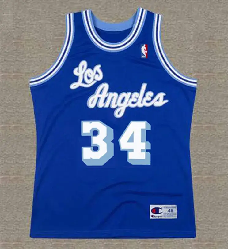 SHAQUILLE O’NEAL Los Angeles Lakers 2004 Throwback NBA Basketball Jersey
