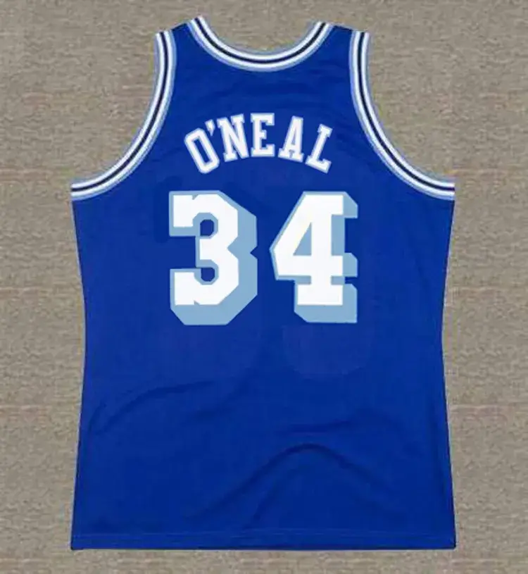 SHAQUILLE O’NEAL Los Angeles Lakers 2004 Throwback NBA Basketball Jersey 