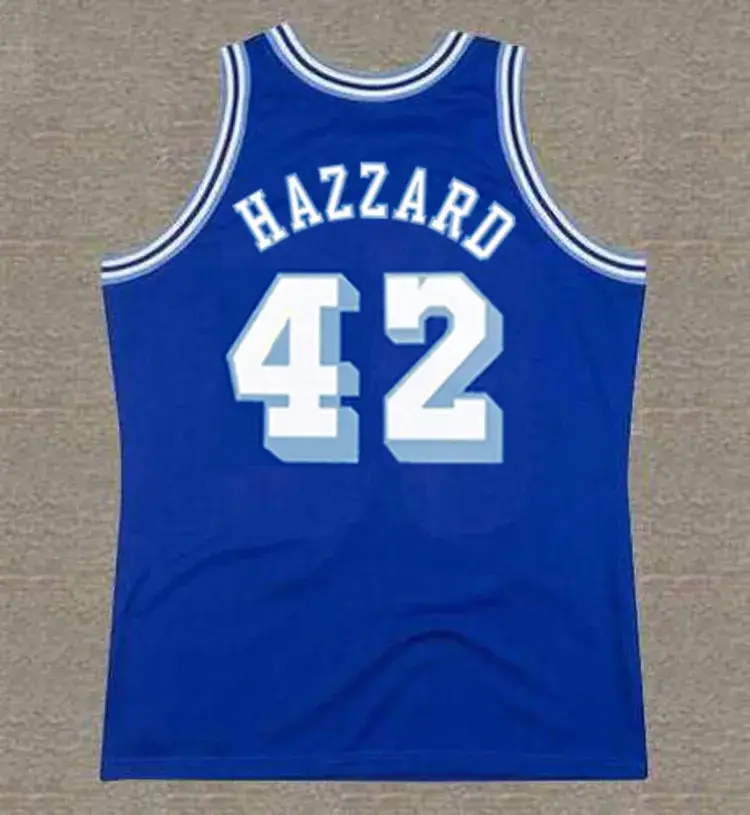 WALT HAZZARD Los Angeles Lakers 1960’s Throwback NBA Basketball Jersey 