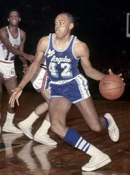 WALT HAZZARD Los Angeles Lakers 1960’s Throwback NBA Basketball Jersey 