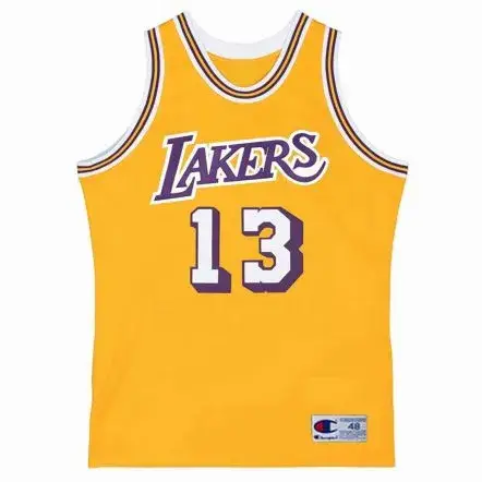 WILT CHAMBERLAIN Los Angeles Lakers 1971 Home Throwback NBA Basketball Jersey