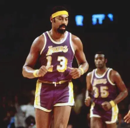 WILT CHAMBERLAIN Los Angeles Lakers 1973 Away Throwback NBA Basketball Jersey 