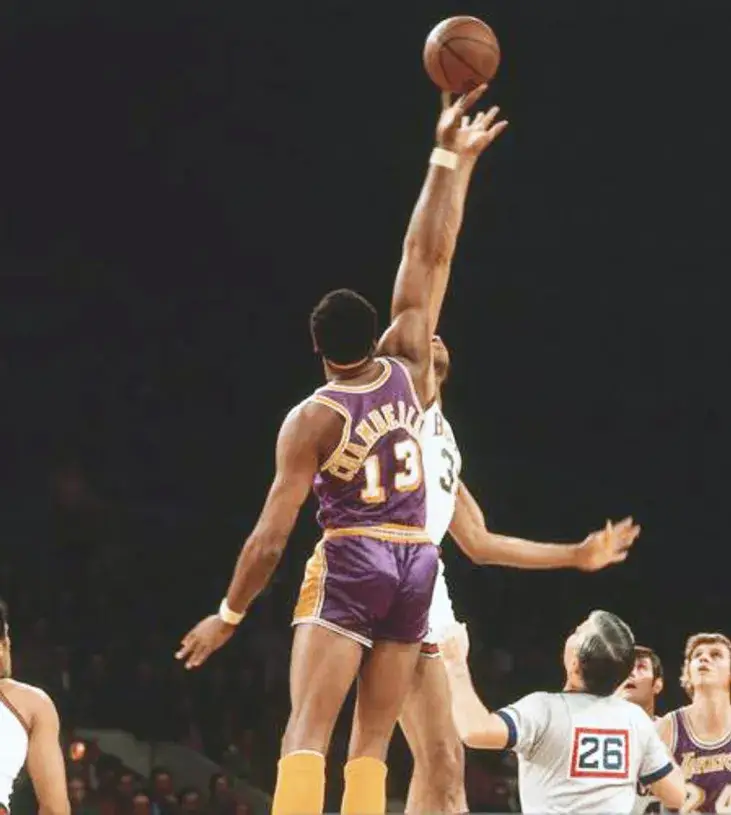 WILT CHAMBERLAIN Los Angeles Lakers 1973 Away Throwback NBA Basketball Jersey 