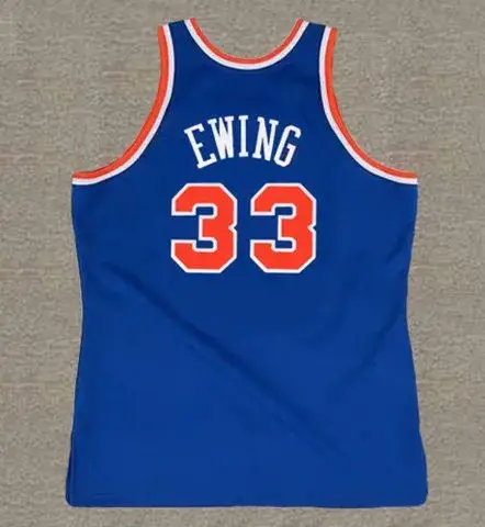 PATRICK EWING New York Knicks 1992 Throwback NBA Basketball Jersey 