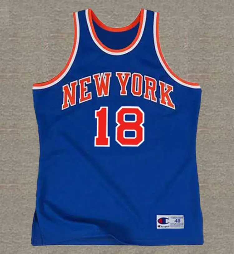 PHIL JACKSON New York Knicks 1973 Throwback NBA Basketball Jersey