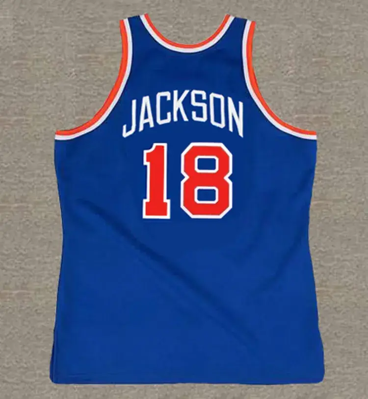 PHIL JACKSON New York Knicks 1973 Throwback NBA Basketball Jersey 
