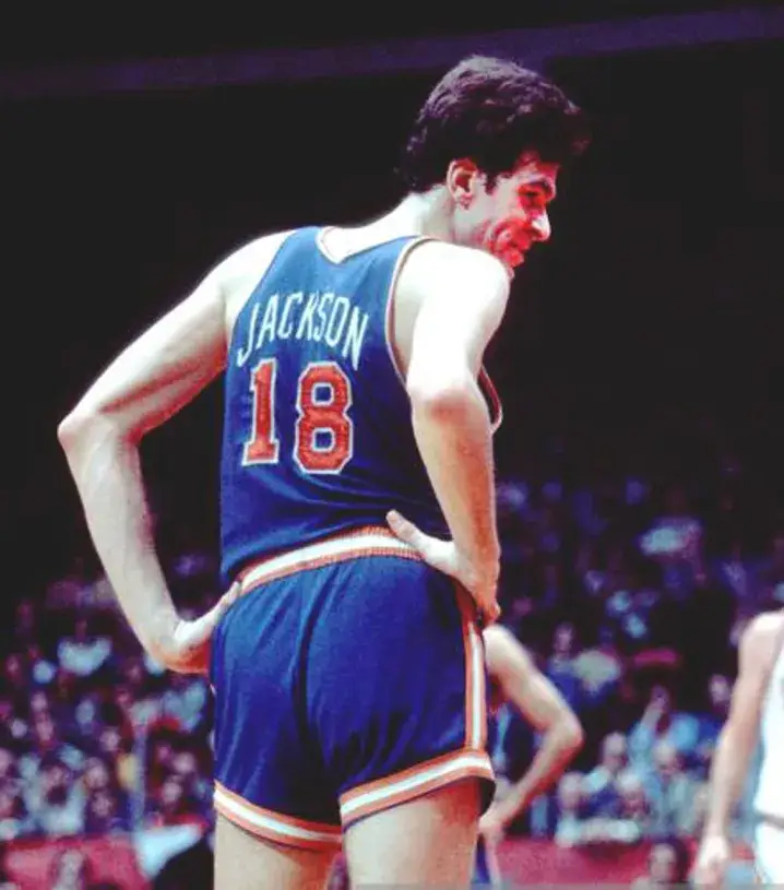 PHIL JACKSON New York Knicks 1973 Throwback NBA Basketball Jersey 