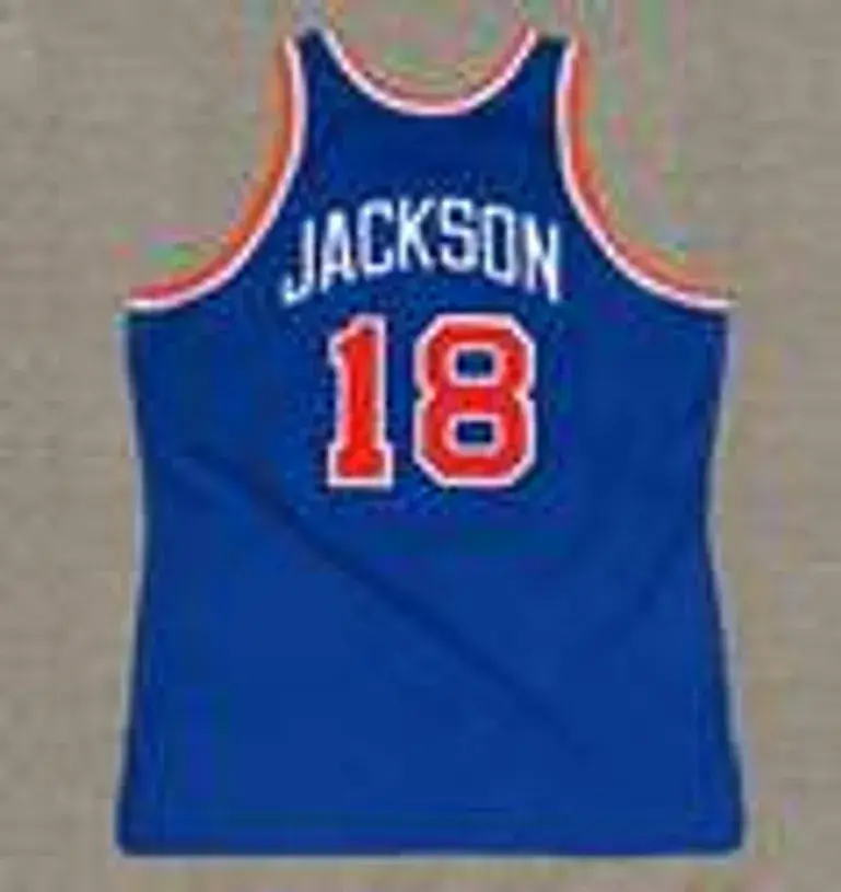 PHIL JACKSON New York Knicks 1973 Throwback NBA Basketball Jersey 