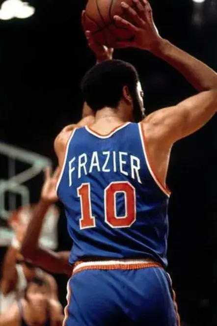 WALT FRAZIER New York Knicks 1973 Away Throwback NBA Basketball Jersey 