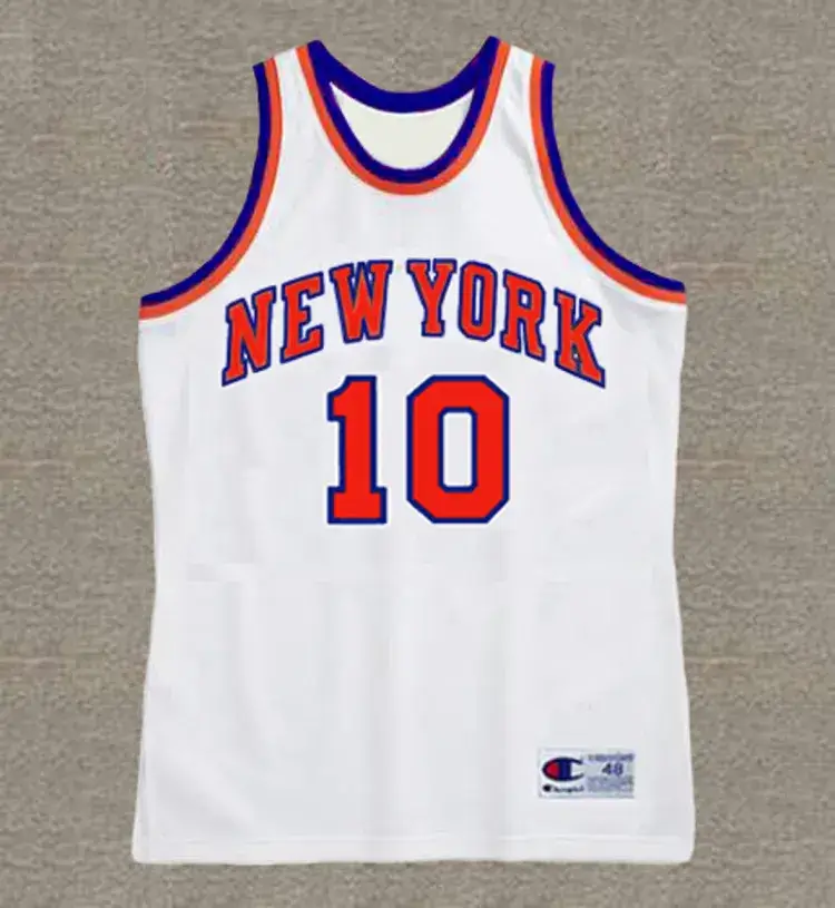 WALT FRAZIER New York Knicks 1973 Home Throwback NBA Basketball Jersey