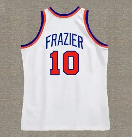 WALT FRAZIER New York Knicks 1973 Home Throwback NBA Basketball Jersey 