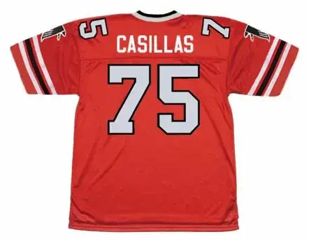TONY CASILLAS Atlanta Falcons 1986 Home Throwback NFL Football Jersey 