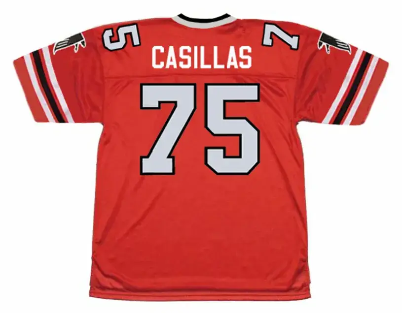 TONY CASILLAS Atlanta Falcons 1986 Home Throwback NFL Football Jersey 