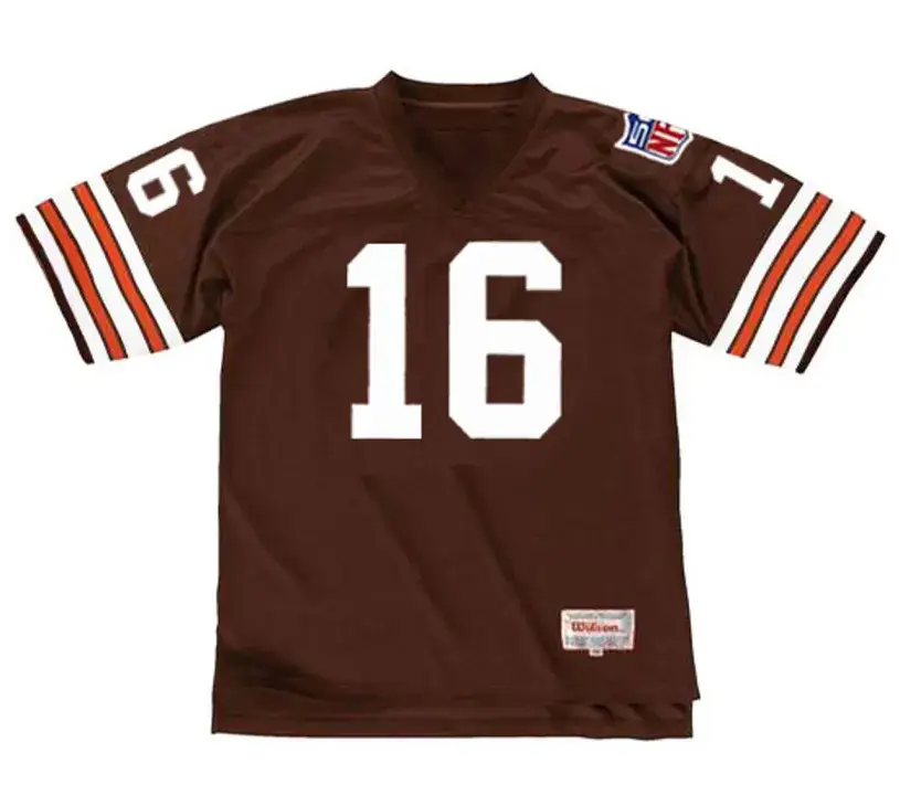BILL NELSON Cleveland Browns 1969 Throwback NFL Football Jersey