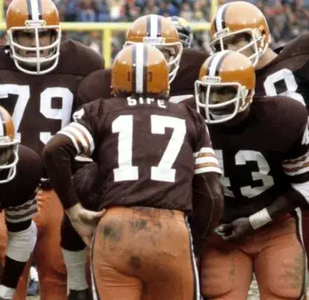 BRIAN SIPE Cleveland Browns 1980 Throwback NFL Football Jersey 