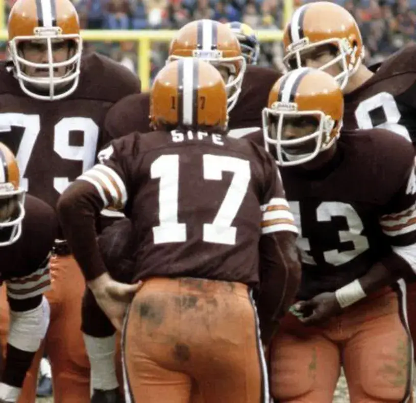 BRIAN SIPE Cleveland Browns 1980 Throwback NFL Football Jersey 