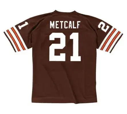 ERIC METCALF Cleveland Browns 1990 Throwback NFL Football Jersey 