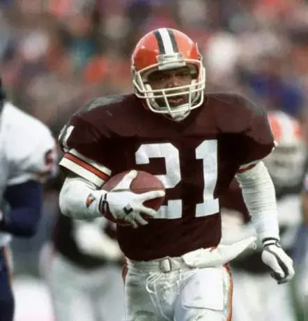 ERIC METCALF Cleveland Browns 1990 Throwback NFL Football Jersey 