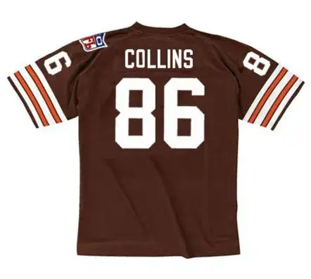GARY COLLINS Cleveland Browns 1969 Throwback NFL Football Jersey 