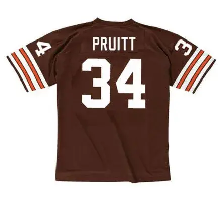 GREG PRUITT Cleveland Browns 1977 Throwback NFL Football Jersey 
