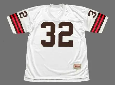 JIM BROWN Cleveland Browns 1960’s Away Throwback NFL Football Jersey