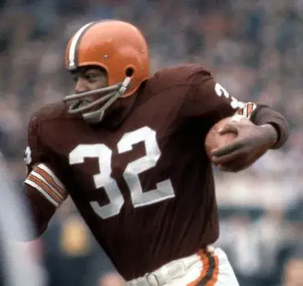 JIM BROWN Cleveland Browns 1960’s Home Throwback NFL Football Jersey 