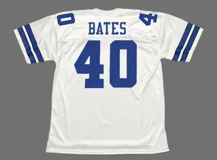 BILL BATES Dallas Cowboys 1994 Throwback NFL Football Jersey 