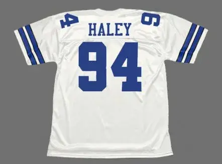 CHARLES HALEY Dallas Cowboys 1994 Throwback NFL Football Jersey 
