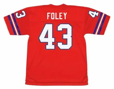 STEVE FOLEY Denver Broncos 1977 Home Throwback NFL Football Jersey 