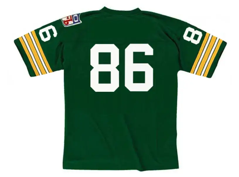 BOYD DOWLER Green Bay Packers 1969 Throwback NFL Football Jersey 