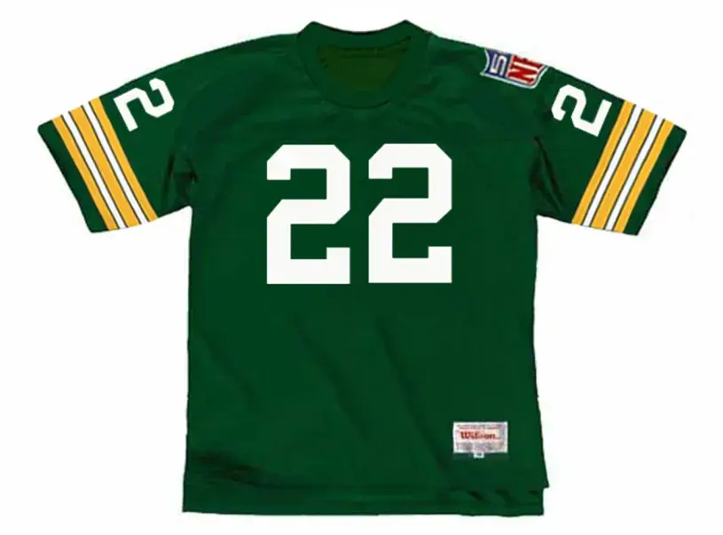 ELIJAH PITTS Green Bay Packers 1969 Throwback NFL Football Jersey