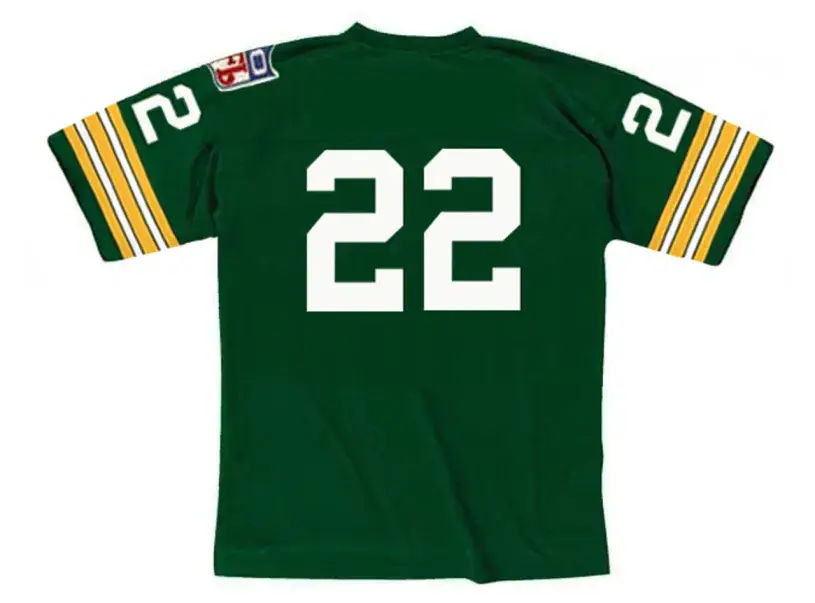 ELIJAH PITTS Green Bay Packers 1969 Throwback NFL Football Jersey 
